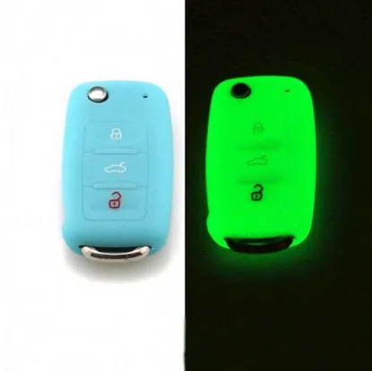 silicone car key cover case for polo passat b5 golf4 5 6 jetta tiguan Golf CrossFox Plus Eos Scirocco Beetle