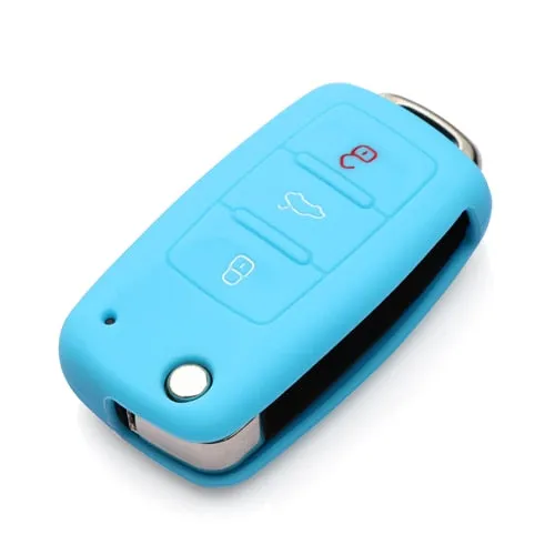 silicone car key cover case for polo passat b5 golf4 5 6 jetta tiguan Golf CrossFox Plus Eos Scirocco Beetle
