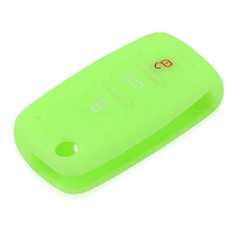 silicone car key cover case for polo passat b5 golf4 5 6 jetta tiguan Golf CrossFox Plus Eos Scirocco Beetle