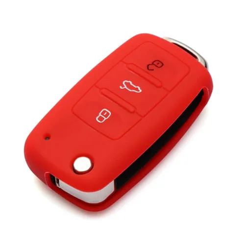 silicone car key cover case for polo passat b5 golf4 5 6 jetta tiguan Golf CrossFox Plus Eos Scirocco Beetle