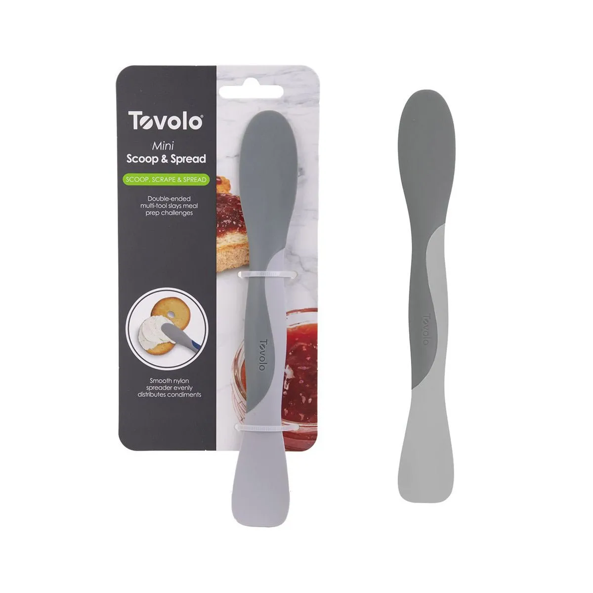 Tovolo Mini Scoop and Spread Oyster Grey