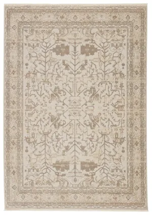 Vienne VNE05 Valentin Cream/Light Gray Rug