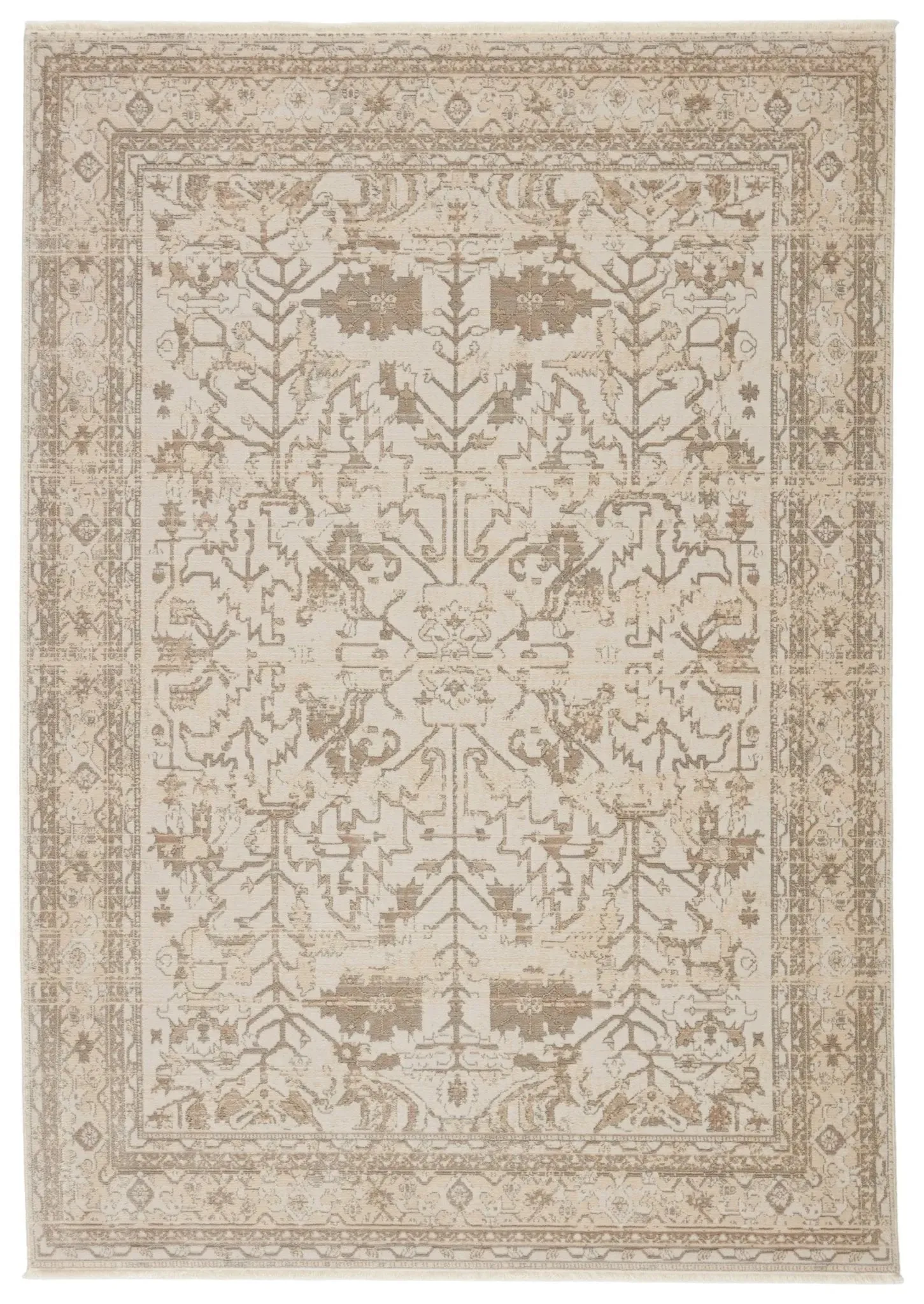 Vienne VNE05 Valentin Cream/Light Gray Rug