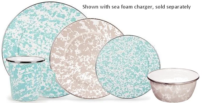 Water Splash Porcelain Enamelware Dinnerware