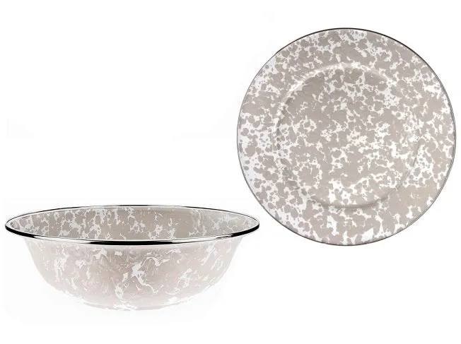 Water Splash Porcelain Enamelware Dinnerware