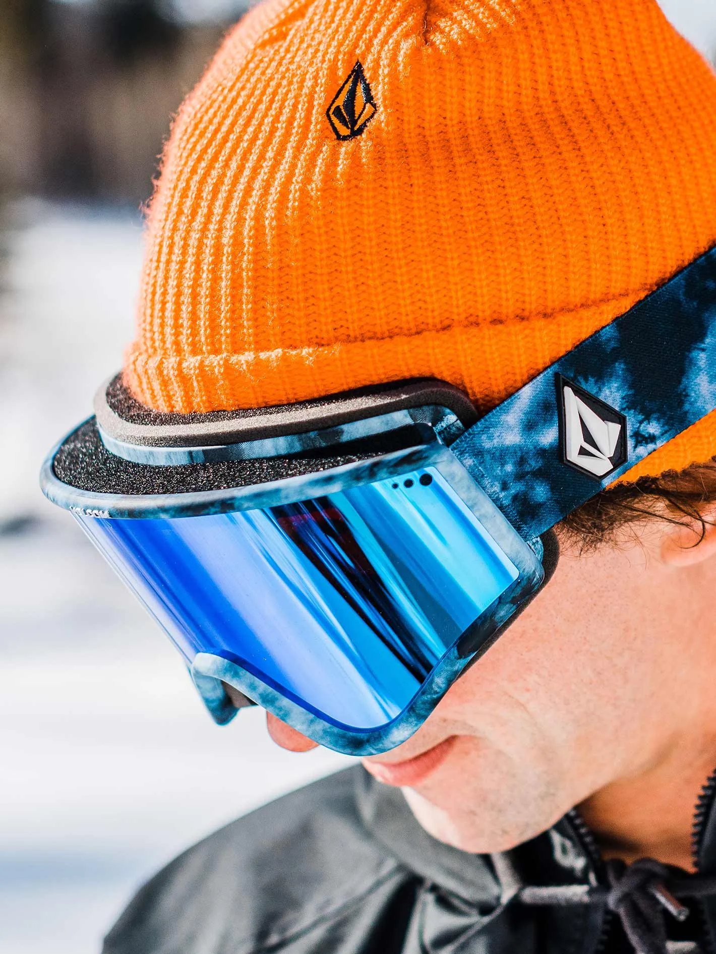 Yae Goggle - Lagoon Tie-Dye / Blue Chrome