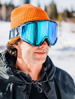 Yae Goggle - Lagoon Tie-Dye / Blue Chrome